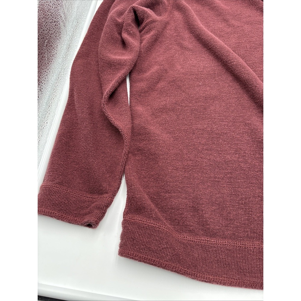 Indigo Palms Mens Sweater Half Zip Pull Over Brown Size Extra Large Long Sleeve - Picture 2 of 13